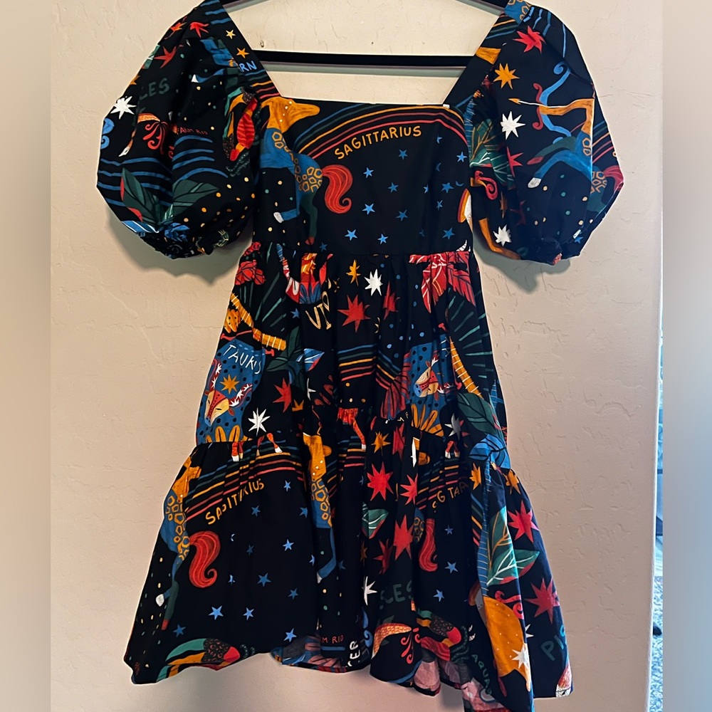 NWT Farm Rio zodiac mini dress